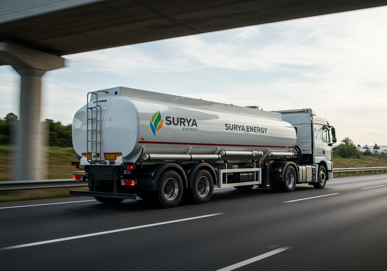 EN-950 Diesel tanker delivery for power plants and engineering units